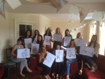 Hen Party Life Drawing Fun