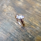 diamond marquis in rose gold