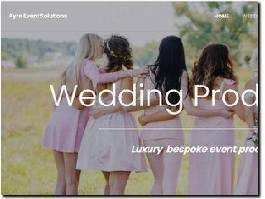 https://www.ayre.events/weddings website