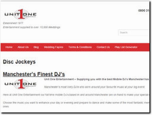https://www.unitoneentertainment.co.uk/ website