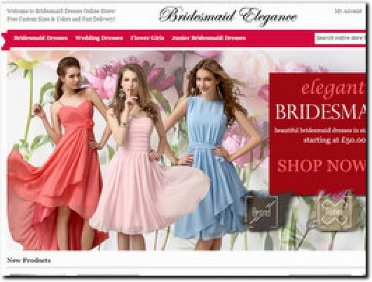 http://www.bridesmaidelegance.co.uk website