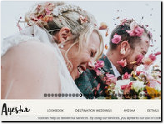 https://ayeshaphotography.com/ website
