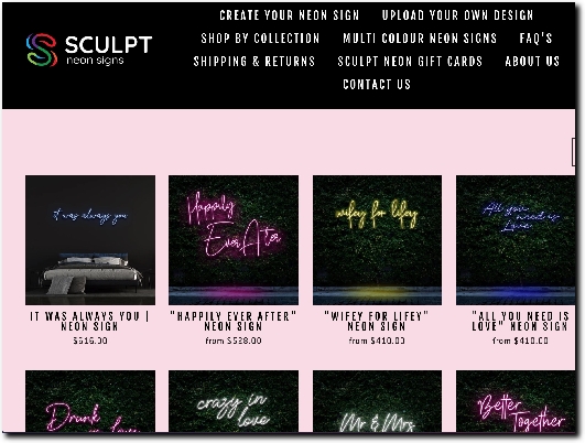 https://sculptneonsigns.com/ website